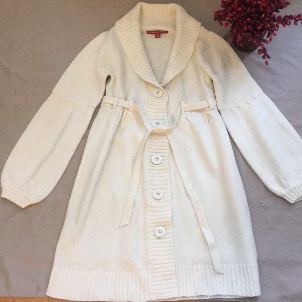 Bell sleeve long cardigan